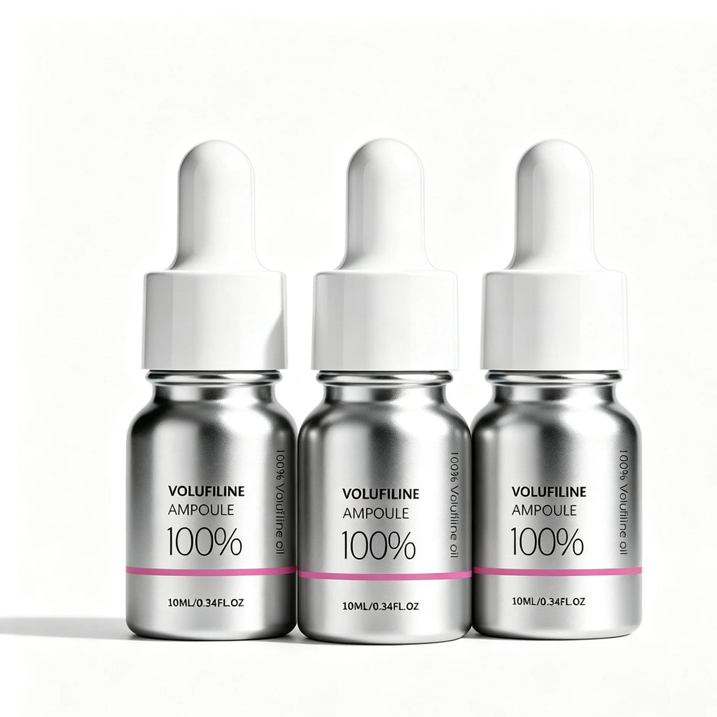Volufilin 100% Facial Ampoule Serum,Pure Volufiline Plumping,Improve Depressions&Facial Reshaping,Hydrolyzed Collagen Elastic Lifting&Deep Hydrating Glow Moisture,Versatile Multi Zone Application&Concentrated Ampoule Formula,