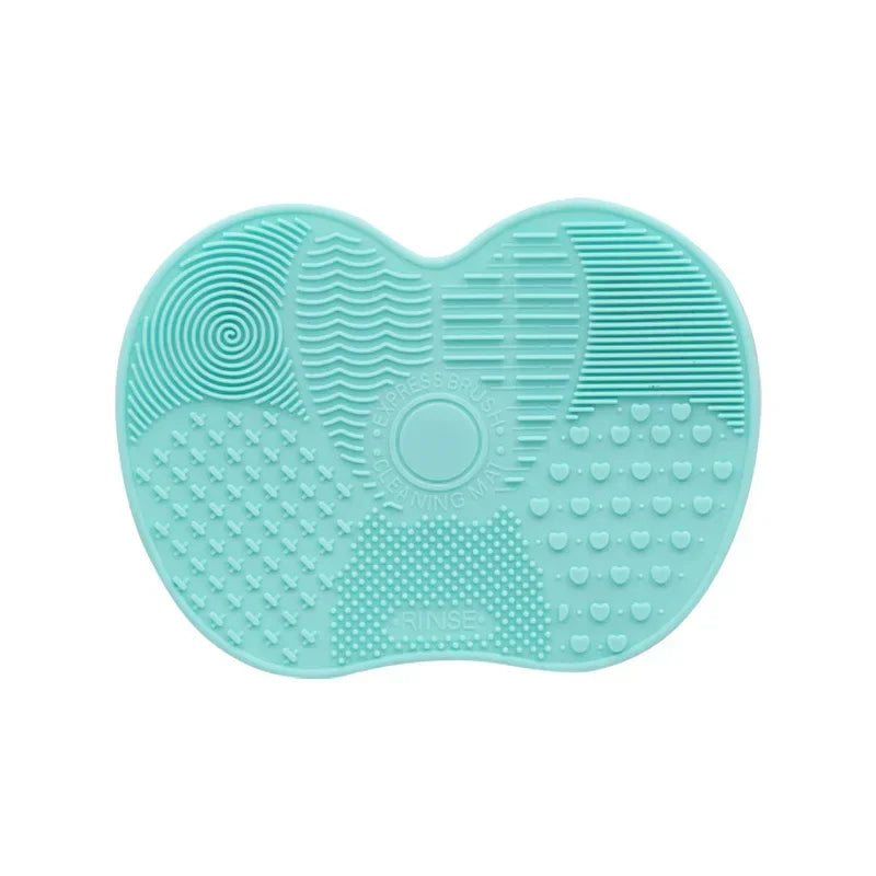 Colorful Brush Cleaner Scrubbe Board Cosmetic Makeup Brush Washing Silicone Gel Cleaning Mat Foundation Makeup Brush Cleaner Pad