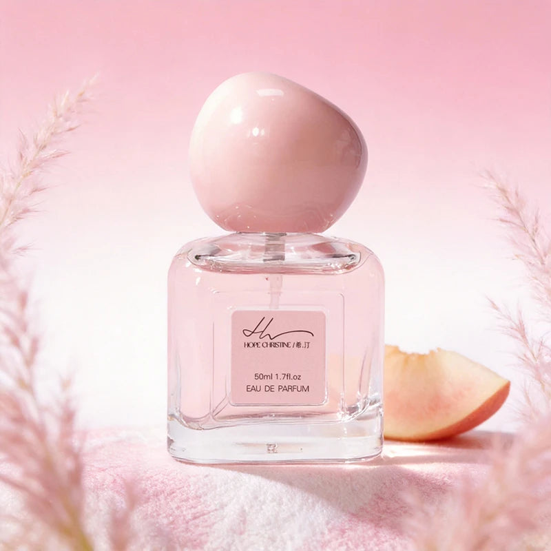HOPE CHRISTINE Peach Perfume Eau De Parfum for Women 50ML Long-Lasting, Elegant Gift for Birthday & Valentine's Day