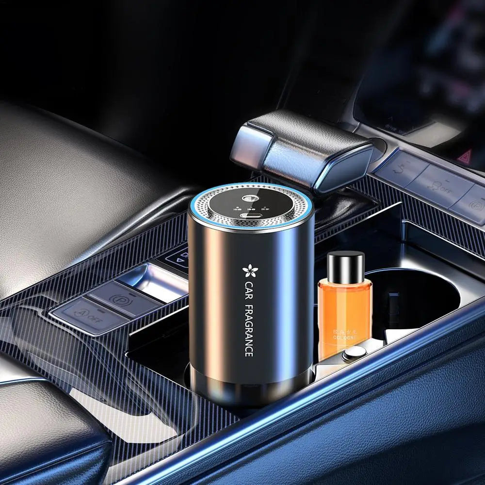 Car Perfume Diffuser Smart Car Air Diffusers Adjustable Concentration 50ml Essential Oil Diffuser Rechargeable Car Fragrance