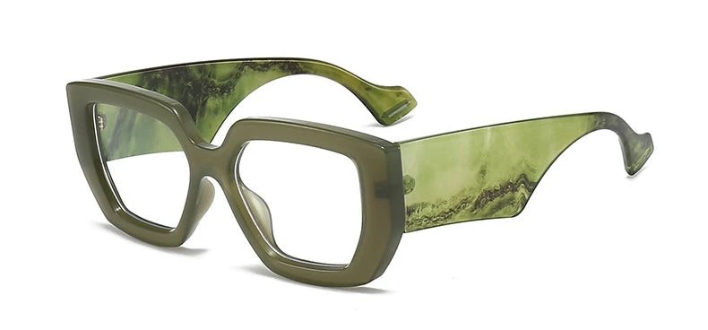 Square Reading Glasses For Women Optical Lens Prescription Men's Eyeglasses Big Thick Frames Presbyopic Eyewear Trendy