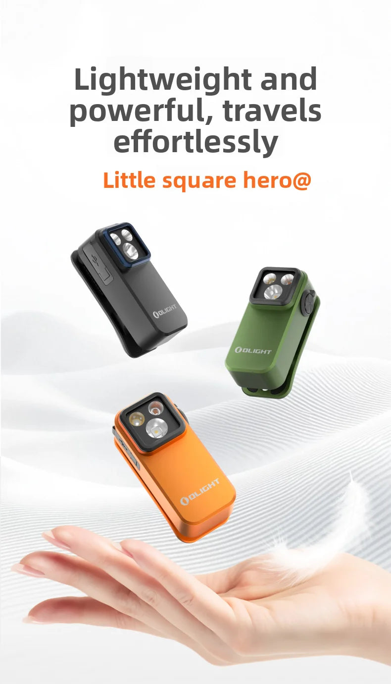 Olight Oclip Pro Ultra Flashlight 5.7cm Aluminum Alloy Outdoor Magnetic Headlight Portable Mini Flashlight Lithium Battery Gifts
