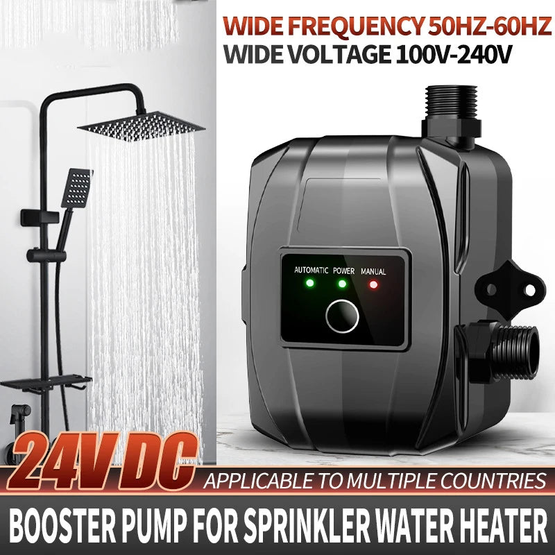 110V/220V New Automatic Booster Pump Tap Water Pipeline Booster Water Heater Shower Shower Bath Water Pressure Pressurized Mute