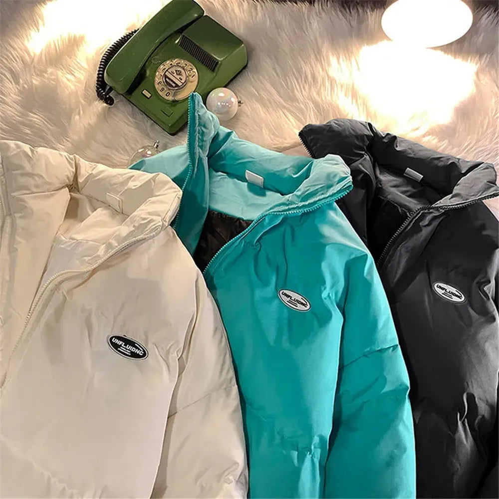 Loose Short New Trend Korean Style  Simple Solid Color Keep Warm Casual Women's Winter Jacket  Coat for Women