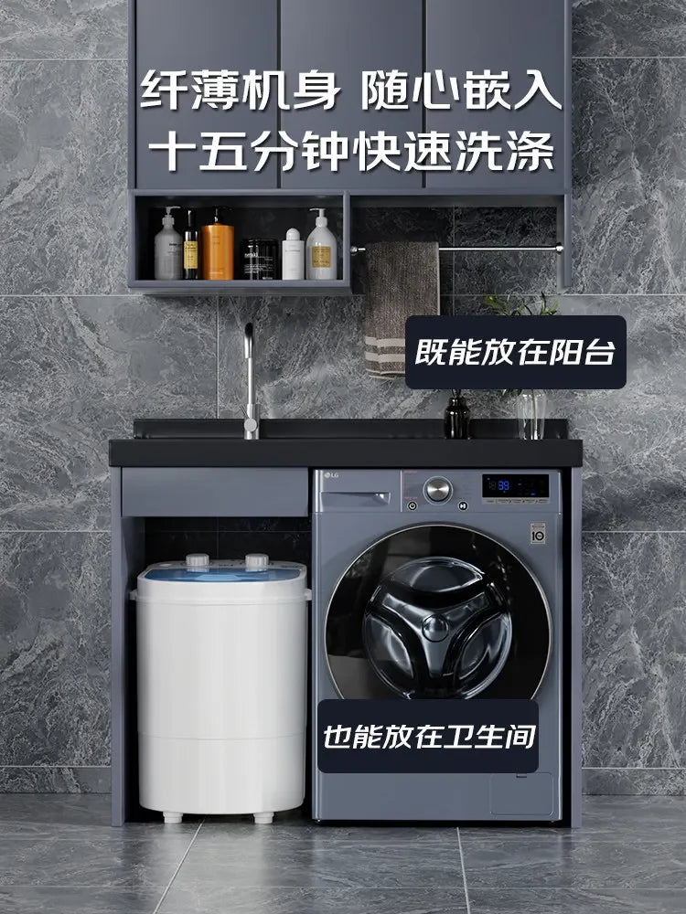 220V VCJ Washing Machine Washer Dryer Combo for Home Dormitory Full Semi Automatic Single Tub