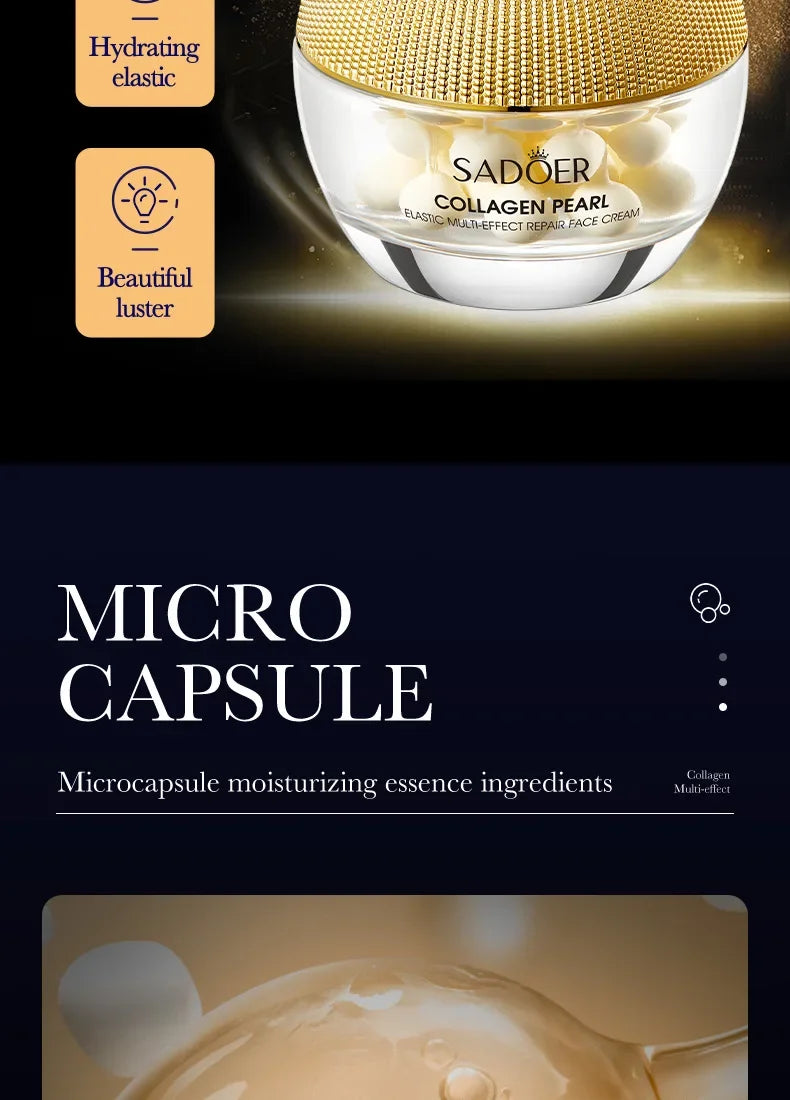 Pearl Cream Collagen Moisturizing Face Cream Nourishing Brightening Firming Lifting Beauty Skin Care Products