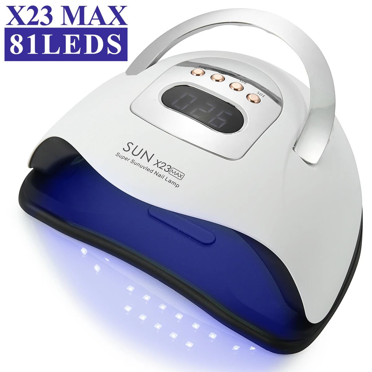 Professional Nail Dryer 81LEDs Nail Curing Lamps For Home Salon UV LED Nail Lamp For All Gel Polish Nail Equipment Manicure Tool