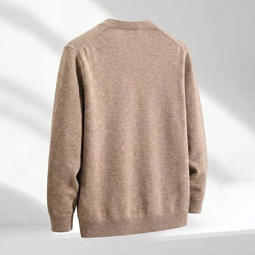Mens VNeck Knit Open Cardigan Jumper Button Front Long Cozy Outer Garment Jacket Oversized Fit Winter Sweat Tops with Pockets