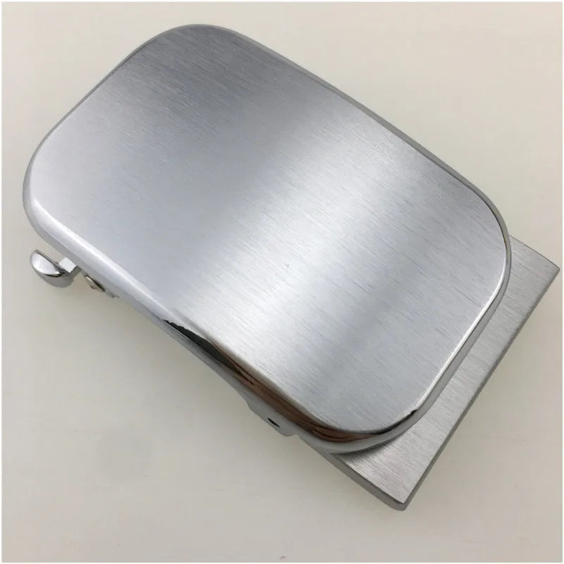 35mm Solid Brass Belt Buckles Men Brushed Metal Automatic Buckle for 33-35mm Waistband Belts Head DIY Leather Craft Accessories