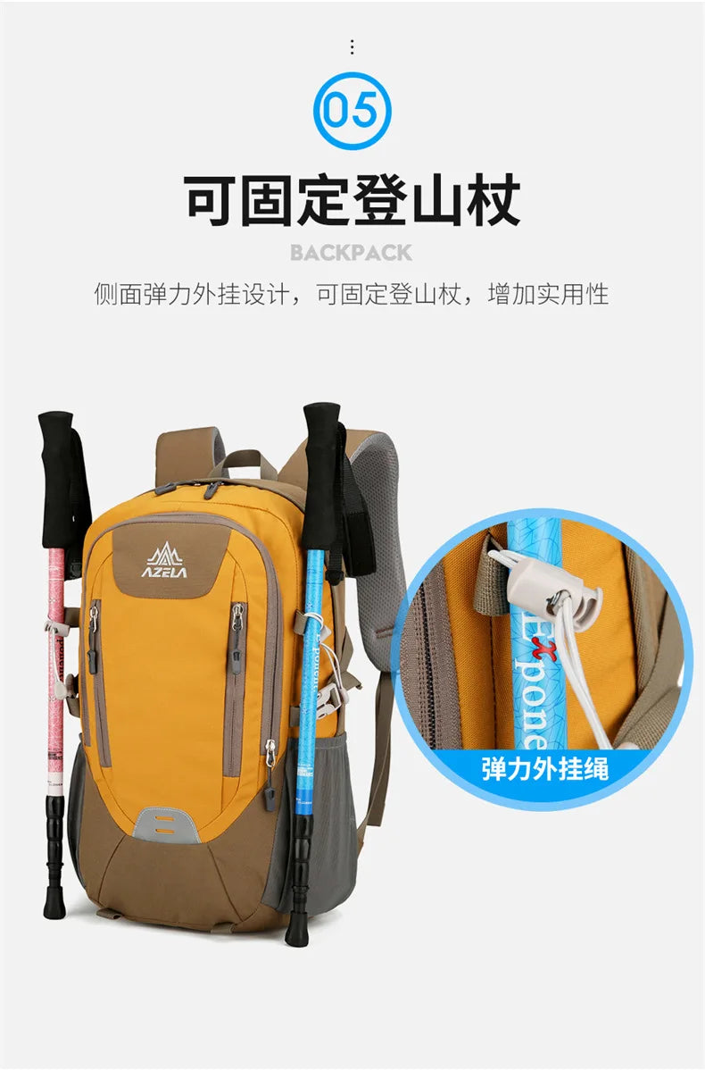 Outdoor Hiking Backpack for Women and Men Nylon Waterproof Travel Backpacks High Quality Mountaineering Camping Sports Bag
