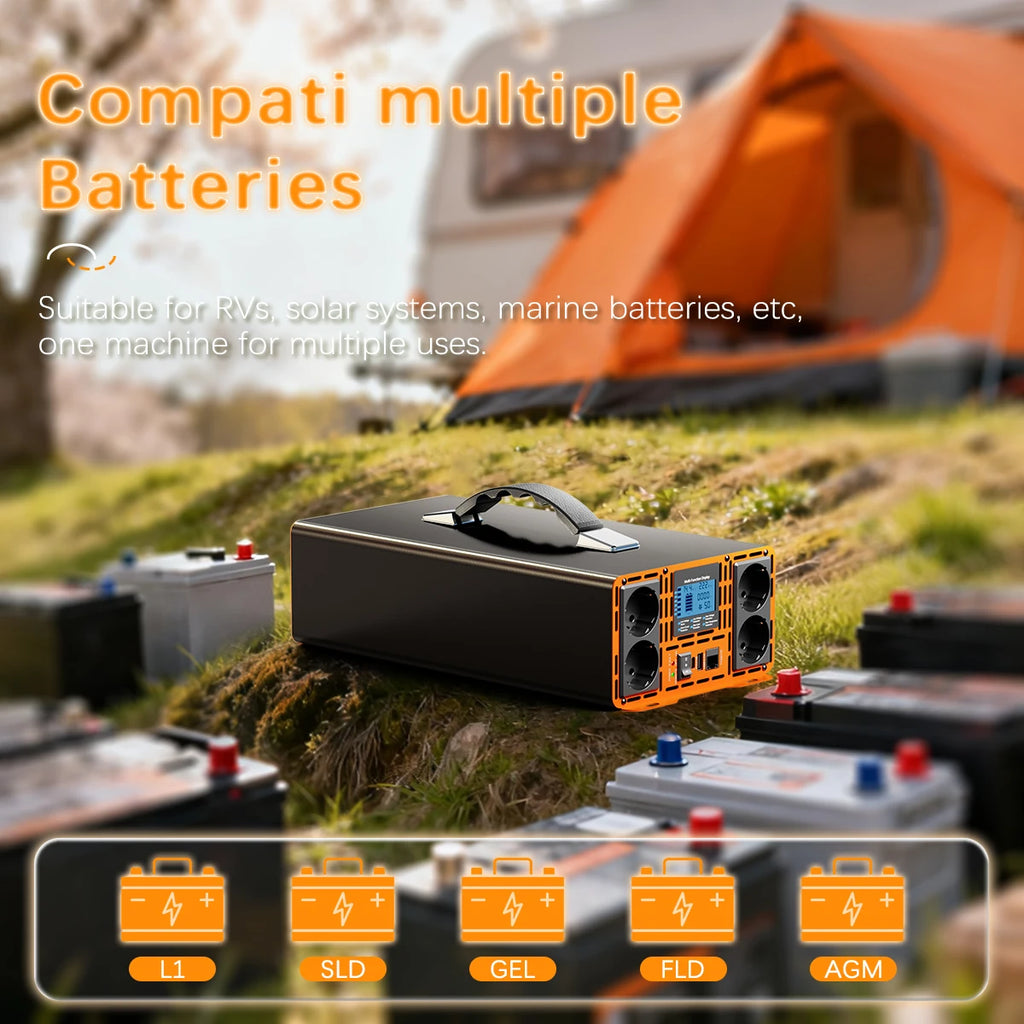 Pure Sine Wave Inverter 12V/24V to 220V 3000W-7000W for RV Caravan Solar Home – CE Certified