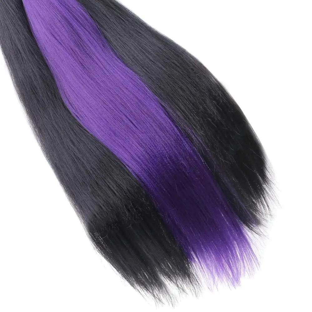 Synthetic Braiding Hair Brown Ombre Hair Extensions Professional Braid Hair for Crochet Twist Braids Soft Yaki Texture