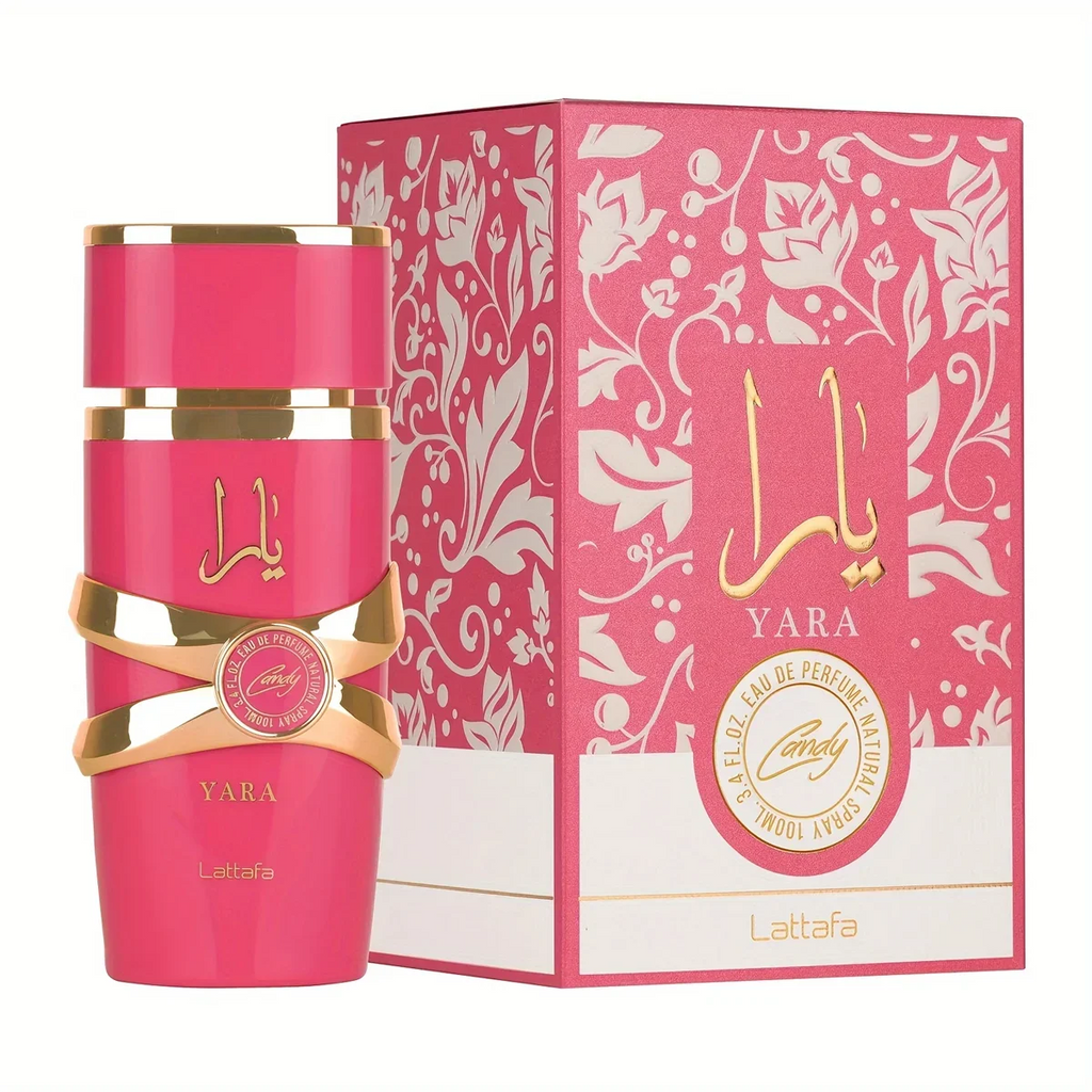 Lattafa Yara Eau De Parfum for Women Mens 100ml 3.4oz Long Lasting Fragrance Vanilla Gourmand Fruity Floral Arabian Perfume Gift for Unisex