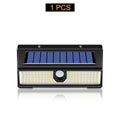 190led Solar Led Light Outdoor Garden Decoration Wall Lamp With 4 Mode IP65 Waterproof Solar Motion Sensor Light For Yard Door