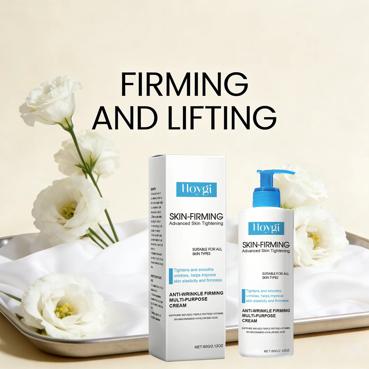 Triple Peptide Body Lotion Firming Lifting Long-Lasting Moisturizing Repair Damaged Skin Cream Restore Radiance Nourish Skincare