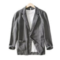 Breathable Men's Blazer Suit Jacket For Men Black Coat For Summer Business Lightweight Male Clothes 2025