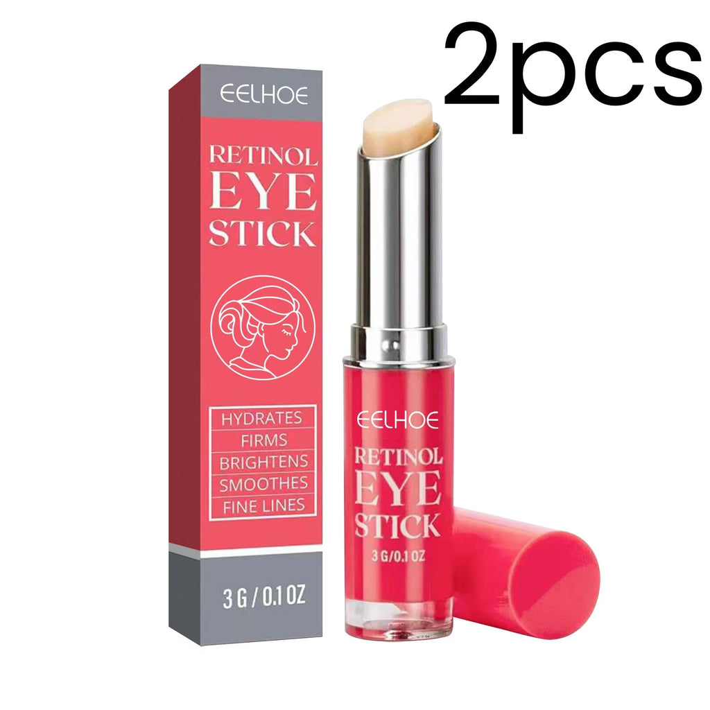 EELHOE Retinol Eye Stick Prevents Dry Skin Smooth Revitalizes Hydrates Eyes Deeply Nourishing Gentle Dark Circle Corrector Stick