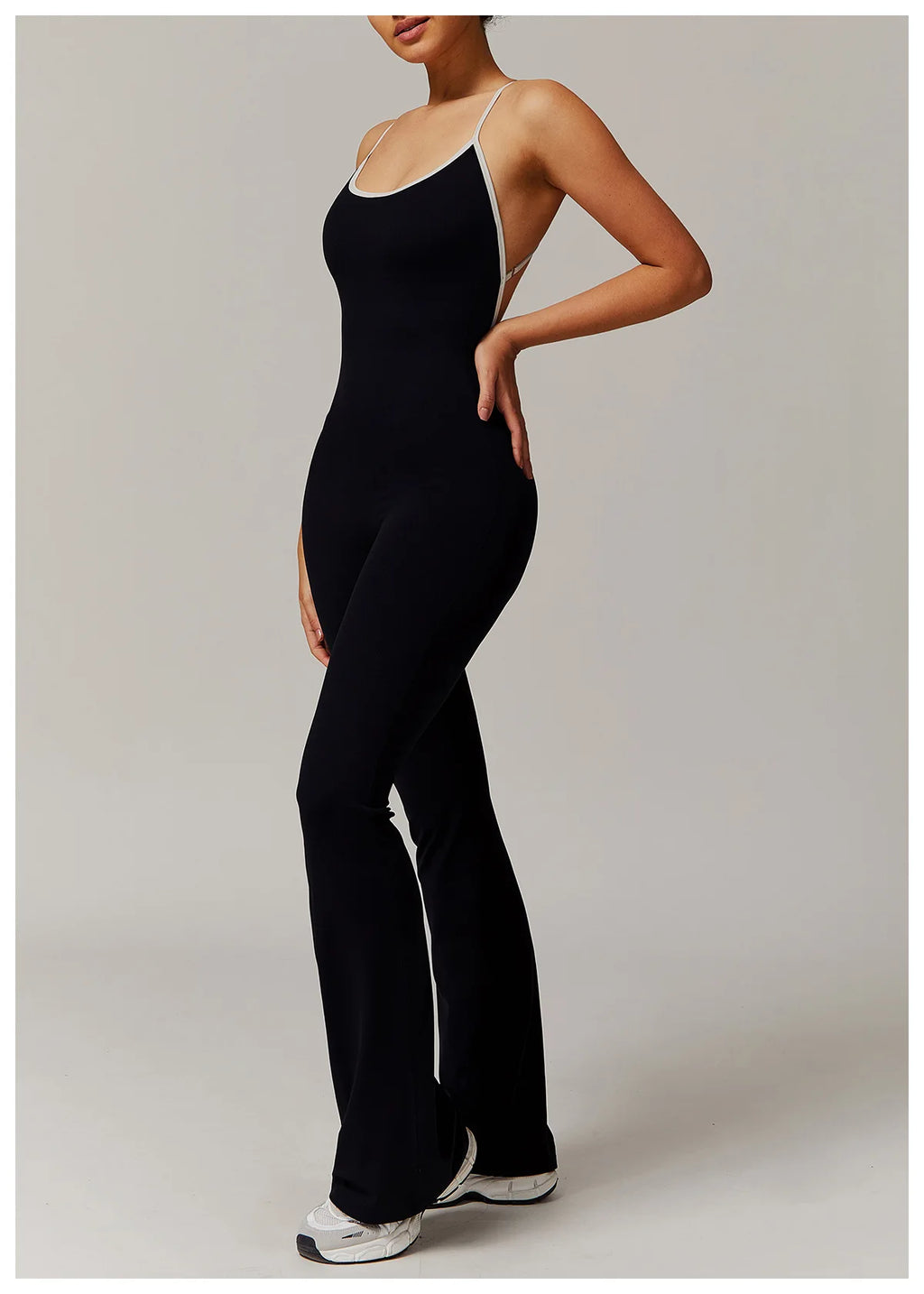 One-Piece Fitness Rompers Stretch Training Suits Back V-Neck Sexy Suit Gym Set Women Training Suit Sportswear Women Sports Suit