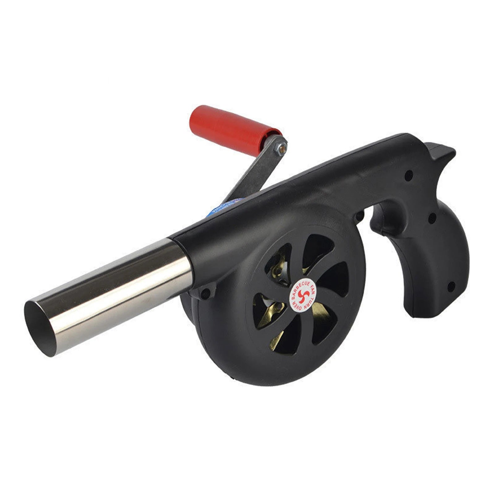 220V BBQ Fan Small Blast Engine with Air Collecting Adjustable Speed Cooking Tool US/EU Plug Handheld Barbecue Blower Camping