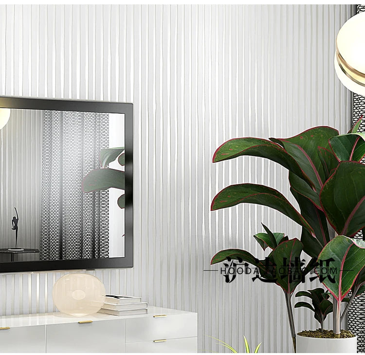Modern Vertical Stripe Wallpaper Pink Blue Striped Living Room Decor TV Wallpapers 3d Elegant Home Decoration Wall Papers