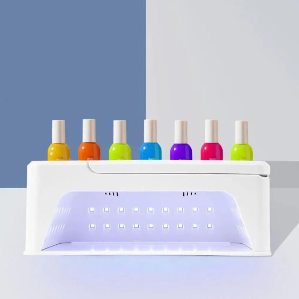 Versatile Dual Hand Nail Dryer Lamp Flip Design 96 LEDS Nail Curing Lamp 30/60/99/120s Timer 2IN1 UV Nails Lamp Salon