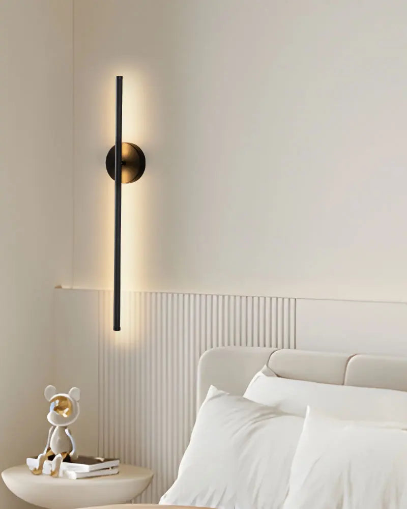 Nordic LED Wall Lights with Touch Dimmable Switch Black 40/55/60/80/100cm Interior LED Wall Lamps Wall Sconce Lighting Fixtures
