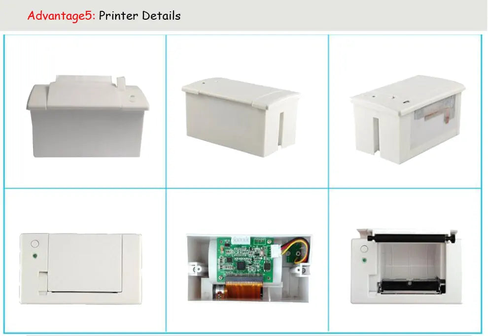 HSPOS QR71 58mm Embedded Thermal Receipt Printer 100mm/s RS232 USB Low Noise DC5-12V GB18030 for Kiosk Vending Machine POS Cash