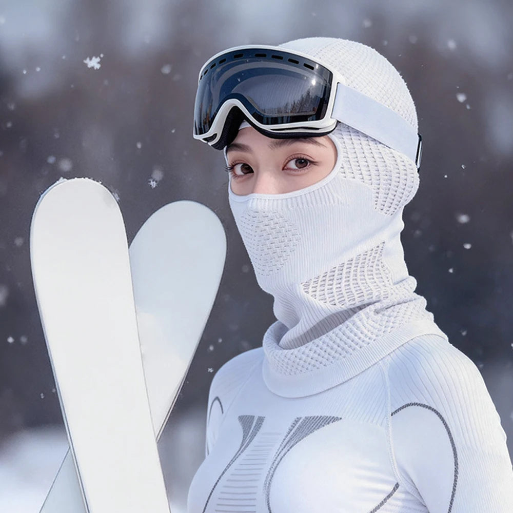 Winter Unisex Warm Ski Mask Balaclava Outdoor Sports Cycling Full Face Mask Scarf Men Women Elastic Breathable Motorcycle Mask
