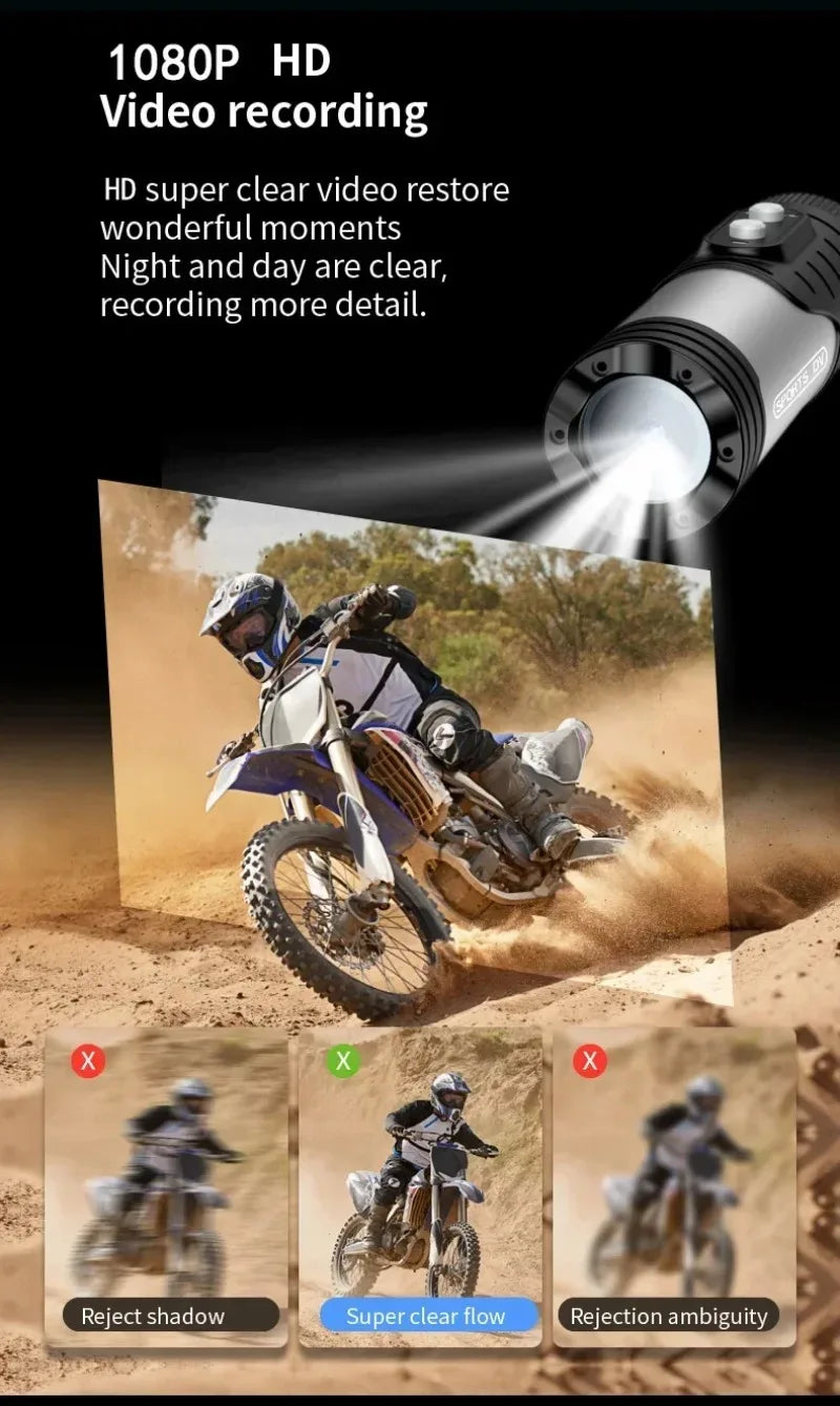 4K Ultra HD Camera Outdoor Hunting Camera Anti Shake Sport DV WiFi Motorcycle Bike Helmet Camera Action Cam Waterproof Bodycam