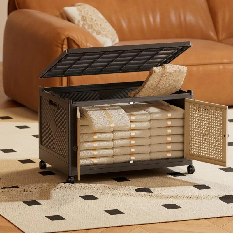 Medieval Folding Storage Cabinet Multi-layer Shelf Cabinet Locker Living Room Premium Clothes Children's Storage Wardrobe