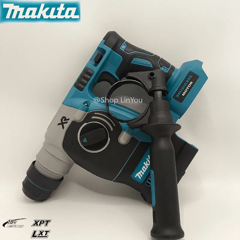Makita Electric Cordless Brushless Hammer Drill Rechargeable Rotary Hammer Drilling  High torque power Tool(no battery)