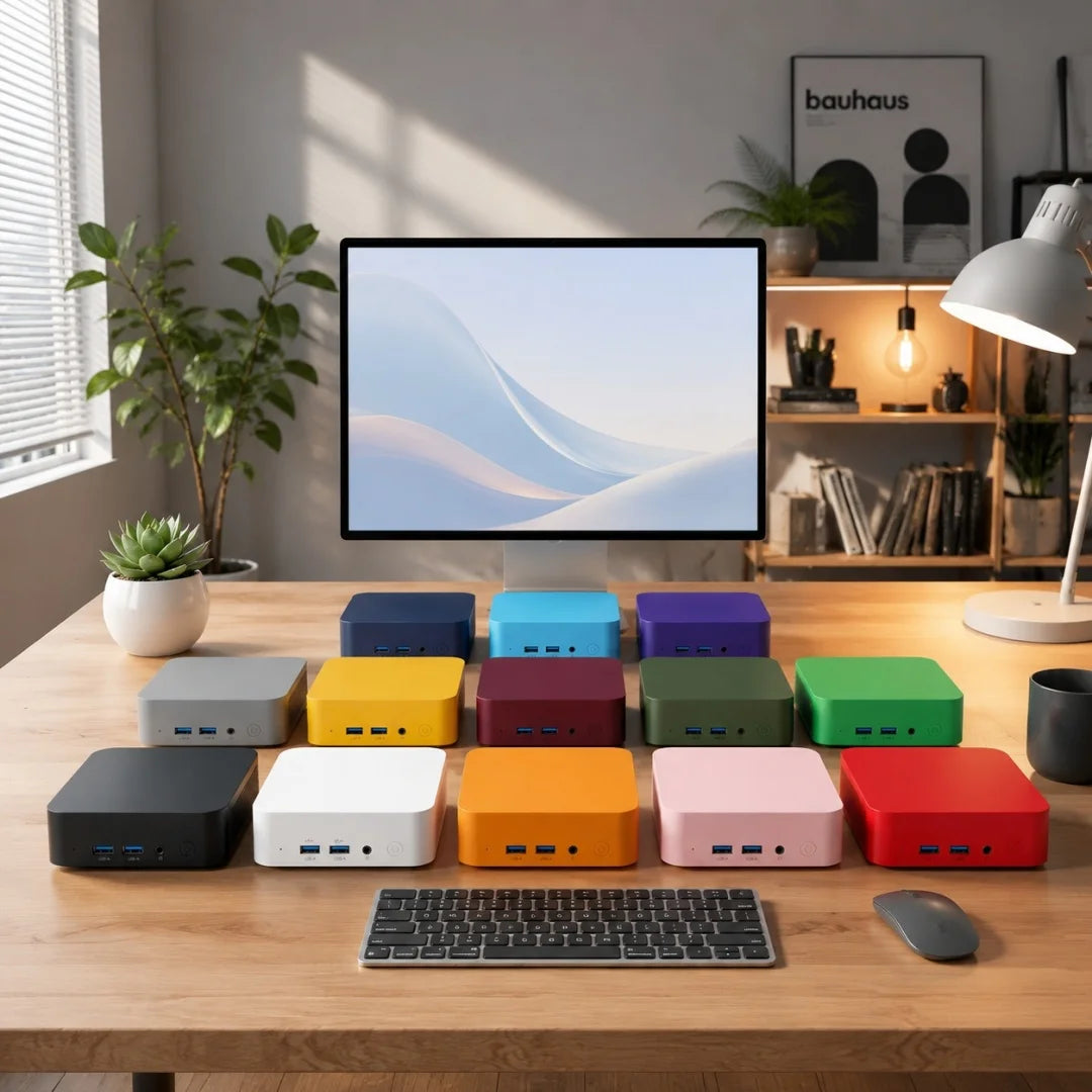 Intel Core N150/I9‑10980HK Ultra Compact Mini PC 16GB RAM 2TB SSD Triple 4K Monitor Home Office Small Pro Nimble Output
