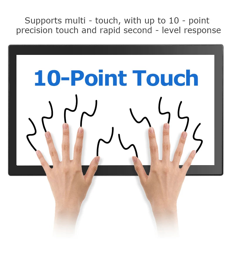21.5 Inch Kitchen Display Screen Kds Pos System Hardware Kitchen Order Display Monitor Menu Management Display Screen