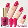 10ML Rose Red Nail Polish, Quick Dry, Long-Lasting High Gloss, Elegant, Suitable for Commute, Parties, Dates, Festivals.