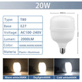 1-5pcs 50W 10W 5000lm Super Bright LED Bulb AC 110V 220V E27 LED Lamp Lampada LED Light Illa Lighting Lamp for Home Livingroom