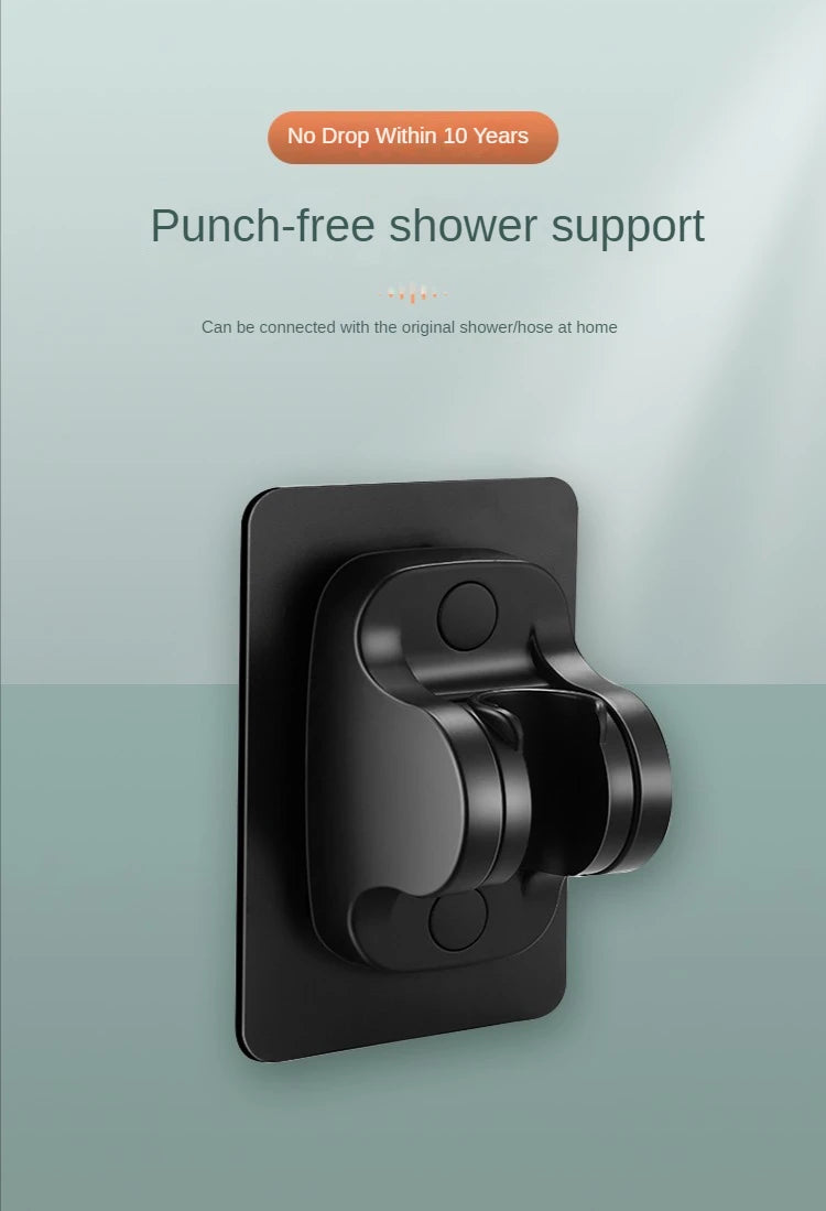 5 Modes Shower Head Set with Water Pipe Bracket Adjustable High Pressure Water Saving Shower Head Water Massage Shower Head