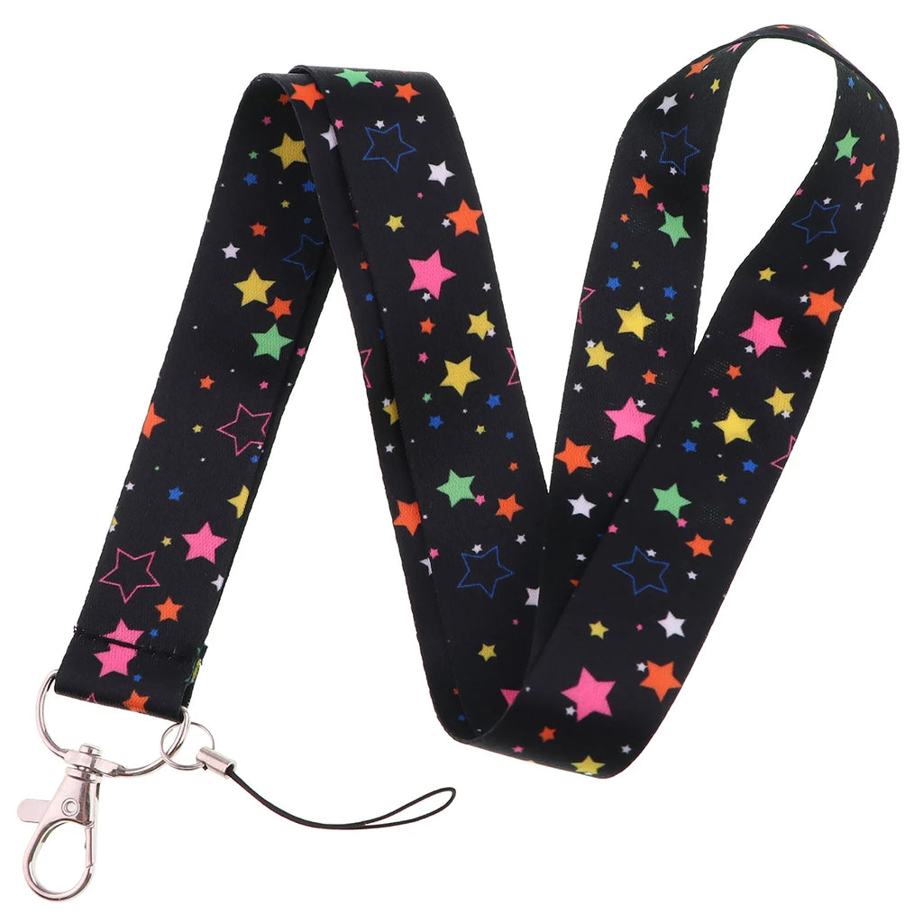 100 Designs Cute Art Lanyard for Keys Chain Badge Holder ID Credit Card Pass Hang Rope Lariat Mobile Phone Charm Accessories