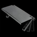 Adjustable Top Storage Shelf Convenient Rectangle Plastic Home Storage Rack Solid Color Television Stand Television