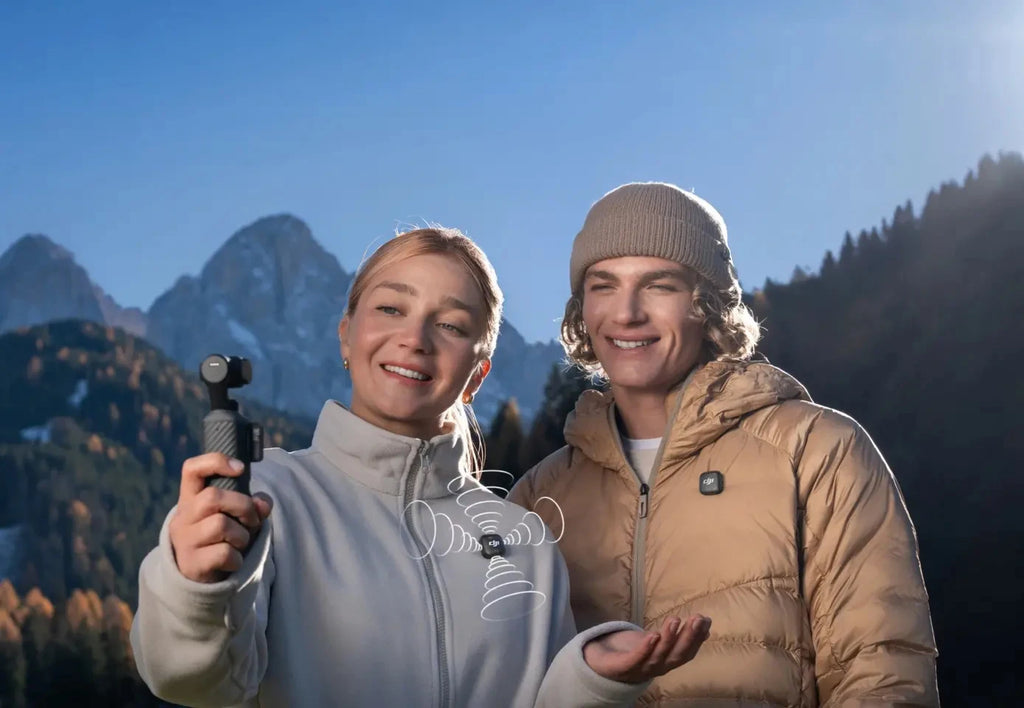 DJI Osmo Pocket 4 Vlog Pocket Gimbal Camera 1" CMOS & 4K/240fps 2× Lossless Zoom 107GB Built-In Storage & 800MB/s Transfer