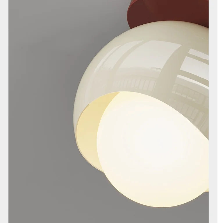 IWHD Glass Iron LED Ceiling Lamp Home Lighting Aisle Restaurant Living Room Light Fixtures Modern Ceiling Lights Decoration