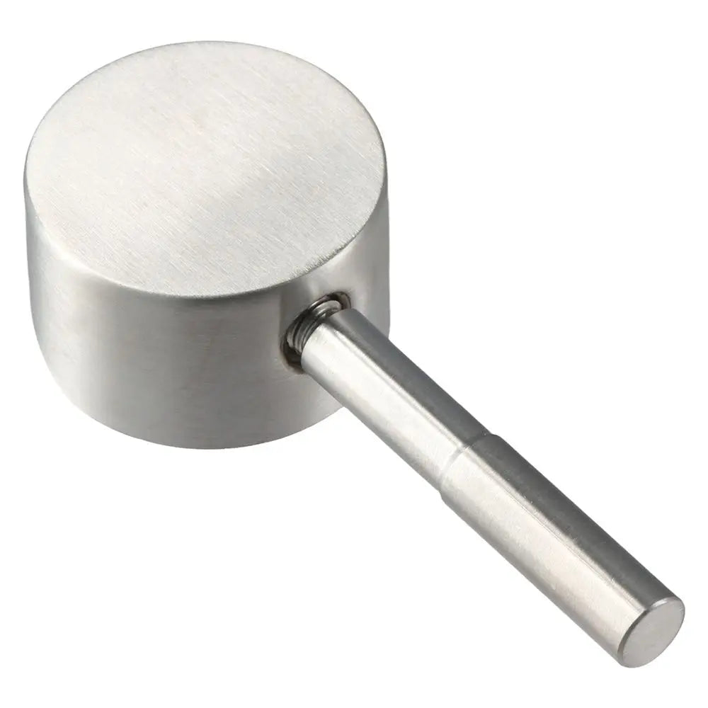 Stainless Steel Single Lever Handle Faucet Handle with Hot and Cold Color Button Shower Handle Replacement Water Tap Handle