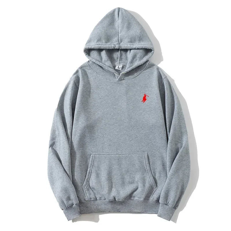 Fashionable printed outdoor sports sweatshirt with hood design, comfortable casual jacket