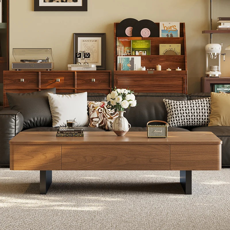 Modern Luxury Coffee Table Aesthetic Minimalist Trendy Coffee Tables Design Storage Mesa De Centro Sala Living Room Furniture