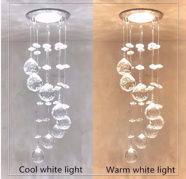 Modern LED chandeliers / LED Light / led  lustre light led Restaurant Crystal Chandelier Bedroom  3W Crystal Lighting