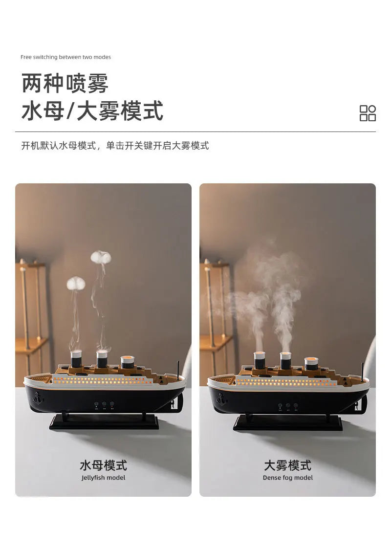 Water Drop Essential Oil Aromatherapy Machine Household Heavy Fog Volume Remote Control Timing Ultrasonic Atomizing Humidifier