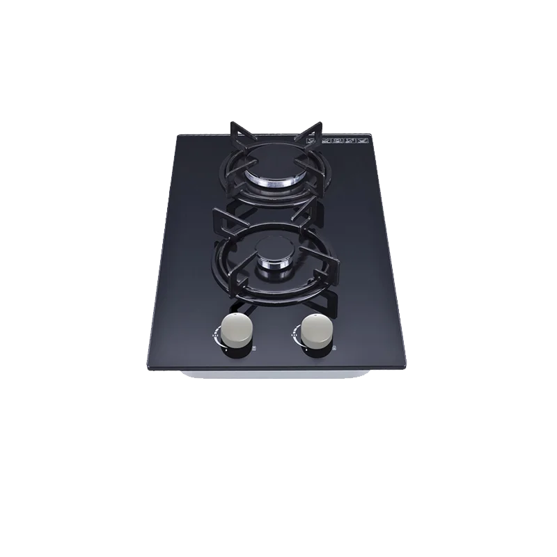 Kitchen High Quality Cooking Color Glass Panel Flippable Burner Gas Cooktops Ng/lpg Built In Gas Stovetop 2 Burners