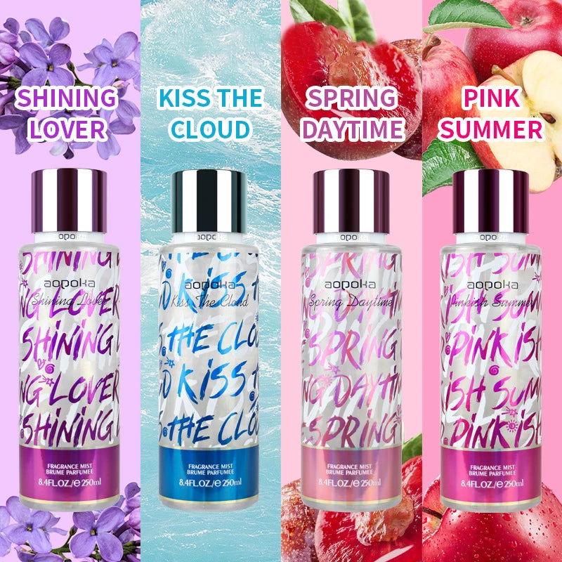 250ml Perfume For Women Body Spray Sea Aloe Fressia Lasting Fragrance Mist Girl Perfumes Floral Fruity Secret Perfume