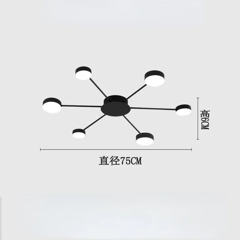 Nordic LED Ceiling Indoor Lighting Home Lamps Living Room Dining Bedroom Cloakroom Decoration Chandelier Lights Modern Wall Lamp