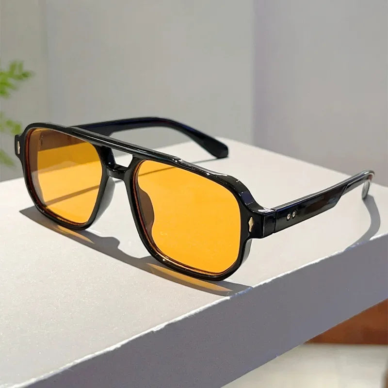 New HD Ultra Light Small Arrowhead Fashion Sunglasses UV400 Retro UV Protection Driving Street Shooting Riding Shades Eyeglasses