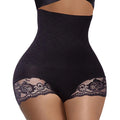 Women High Waist Panties Body Shaper Tummy Control Underwear Butt Lifting Shapewear with Lace Slimming Belly Waist Trainer